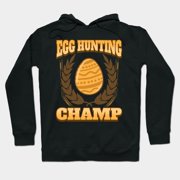 Easter Egg Hunting Champion Easter Floral Egg Hunter Hoodie by Alinutzi